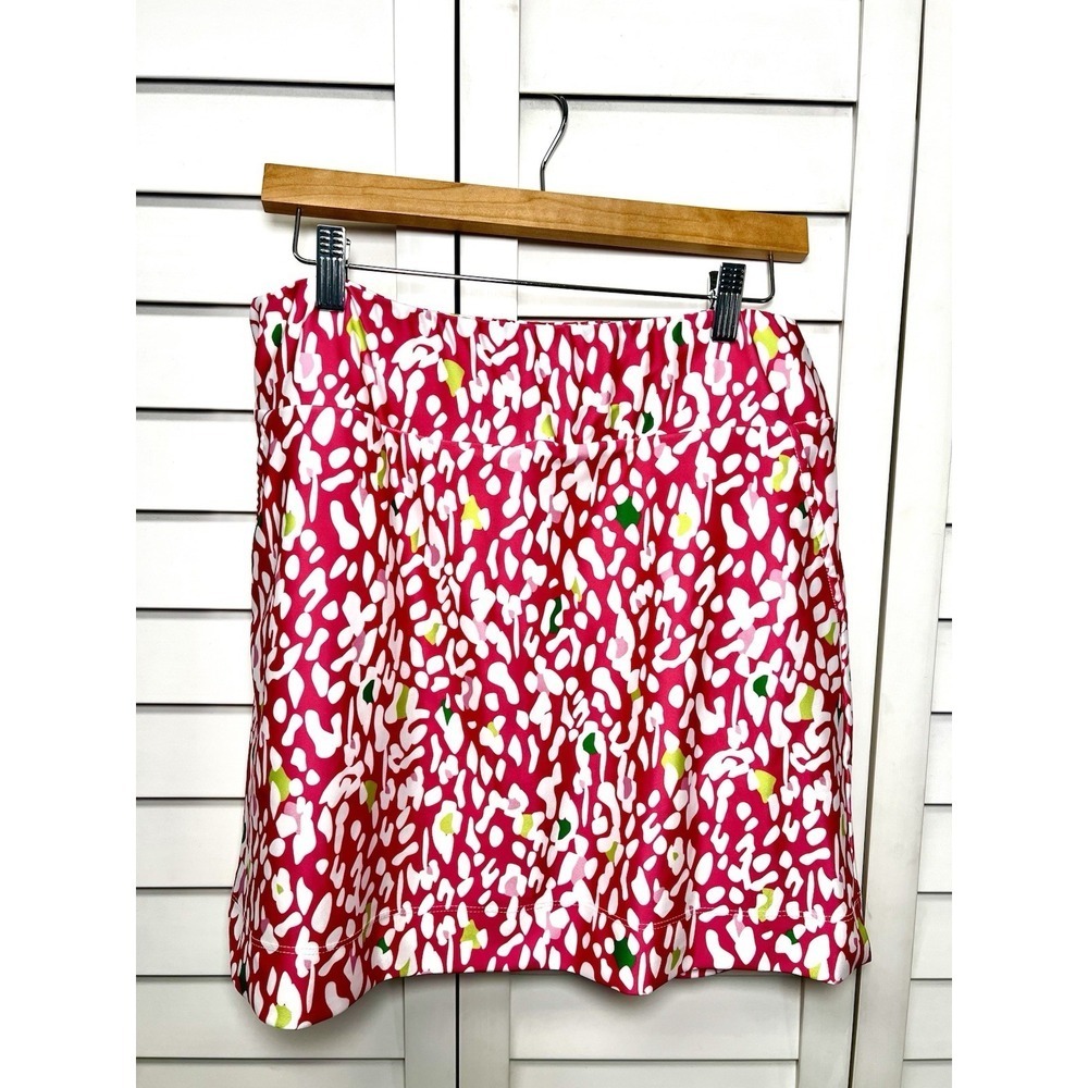 Katherine Way Kiawah Country Club Leopard Golf Pickleball Skort Size Medium